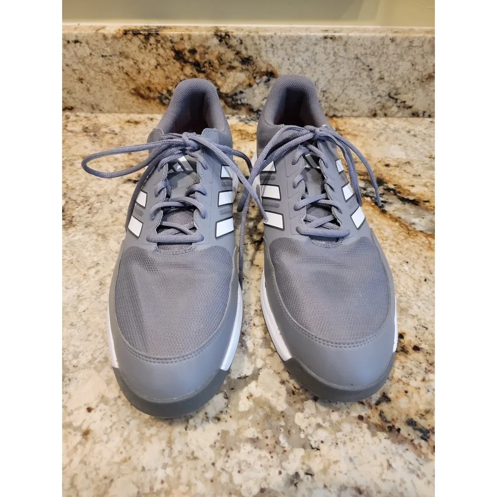 Adidas Tech Response 3.0 Men's Golf Shoes Size 12 Grey White |GV6889| Near Mint